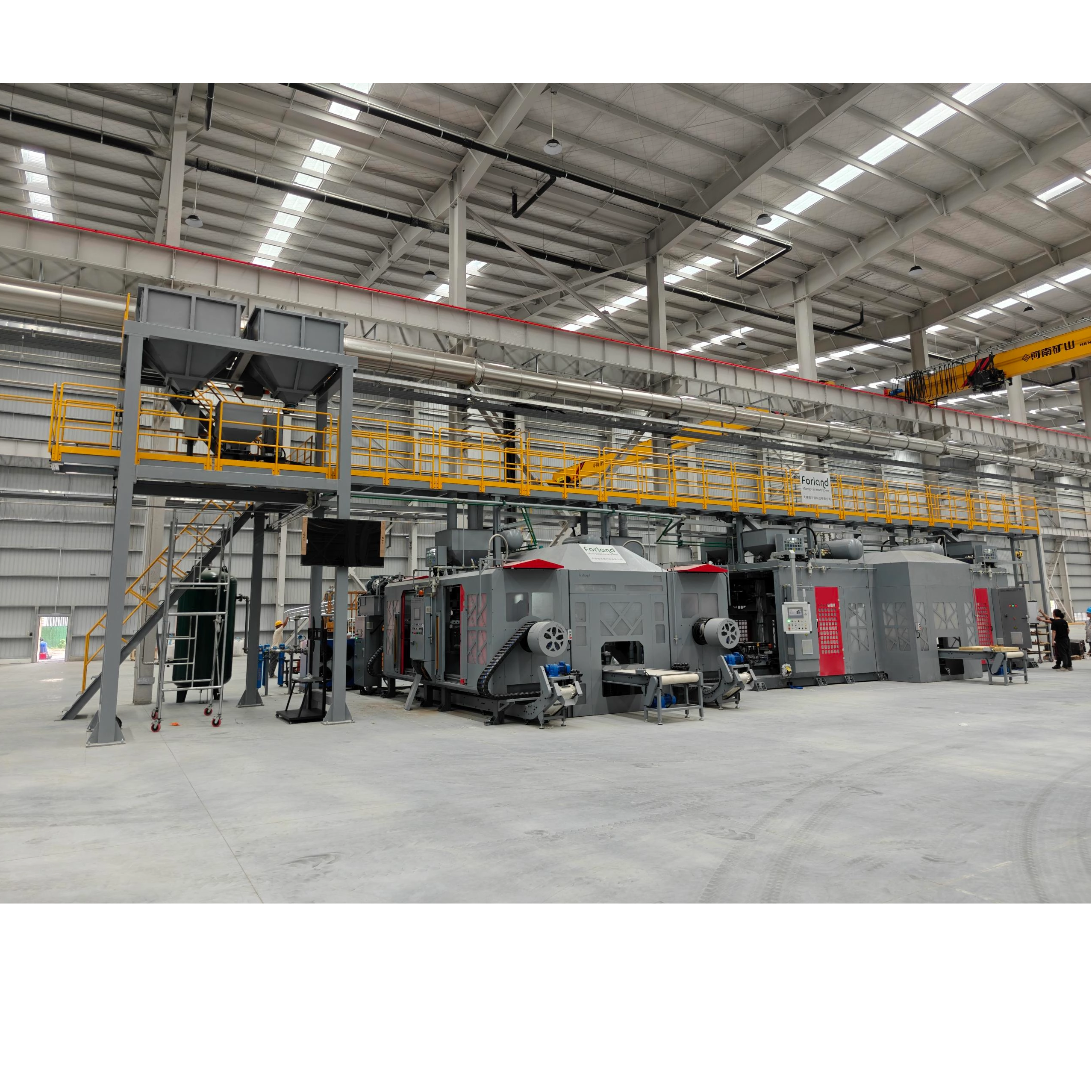 F&uuml;ggőleges t&iacute;pus&uacute; Hot Box Core l&ouml;v&ouml;ld&ouml;zős egys&eacute;g